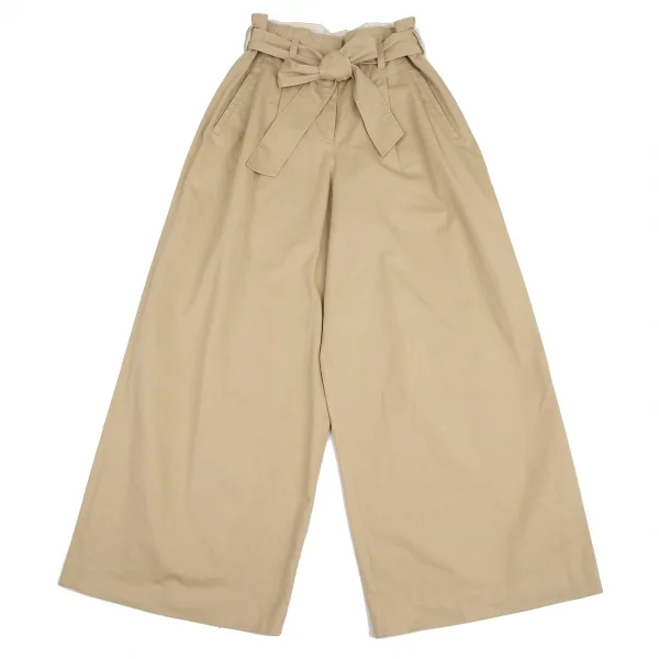 プレインピープルPLAIN PEOPLE ベルテッドワイドチノパンツ ベージュ3 K-114913_001