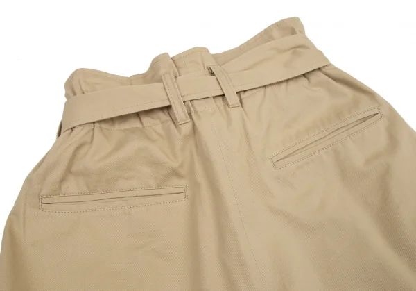 プレインピープルPLAIN PEOPLE ベルテッドワイドチノパンツ ベージュ3 K-114913_014