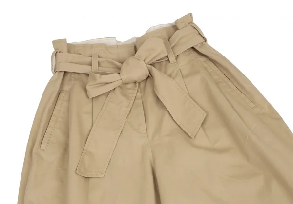 プレインピープルPLAIN PEOPLE ベルテッドワイドチノパンツ ベージュ3 K-114913_002