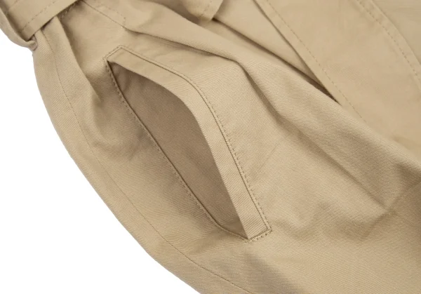 プレインピープルPLAIN PEOPLE ベルテッドワイドチノパンツ ベージュ3 K-114913_003