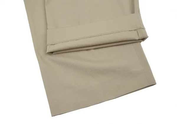 エブールebure レーヨンコットンタックワイドパンツ ベージュ38 K-114915_013