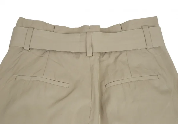 エブールebure レーヨンコットンタックワイドパンツ ベージュ38 K-114915_016