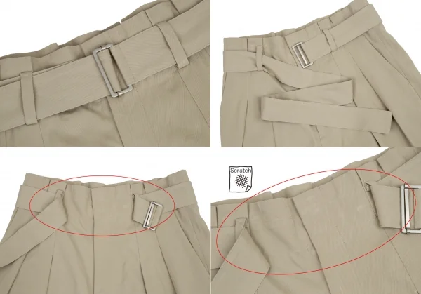 エブールebure レーヨンコットン半袖ブラウスセットアップ ベージュ38 K-114916_012