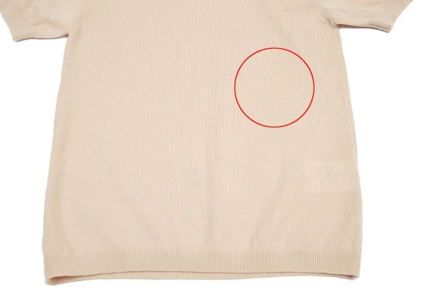 カルバンクラインCalvin Klein ウールハイネック半袖ニット ピンクベージュXS K-114917_006