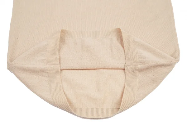 カルバンクラインCalvin Klein ウールハイネック半袖ニット ピンクベージュXS K-114917_008