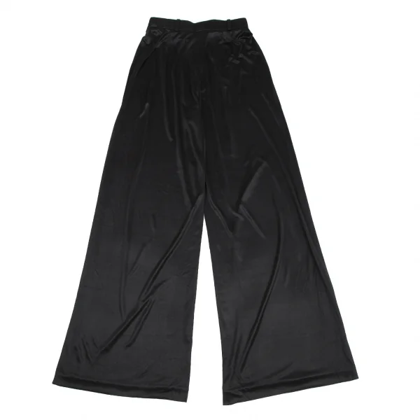 セリーヌCELINE ナイロンワイドパンツ 黒36 K-114920_007