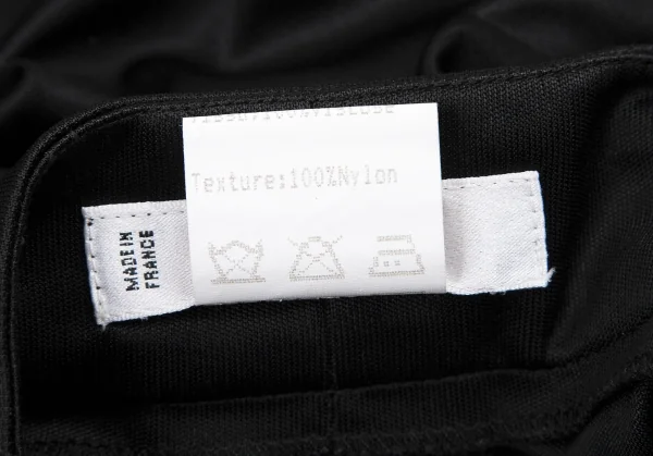 セリーヌCELINE ナイロンワイドパンツ 黒36 K-114920_009