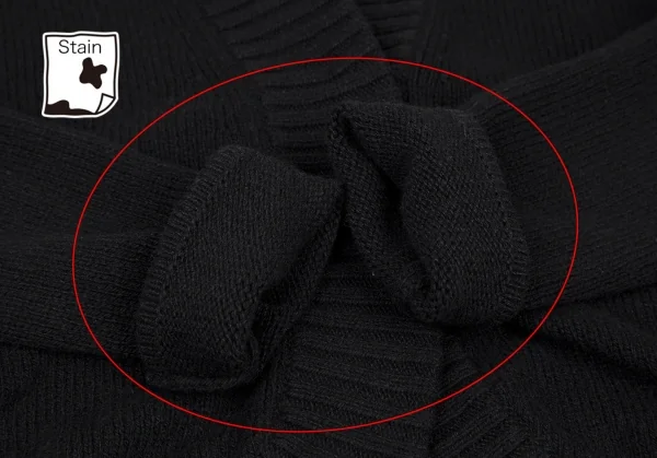 ロエベLOEWE カシミヤニットカーディガン 黒L K-114924_007