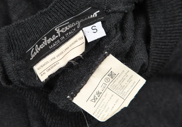 Salvatore Ferragamo Wool Knit Sweater & Skirt K-114927_012