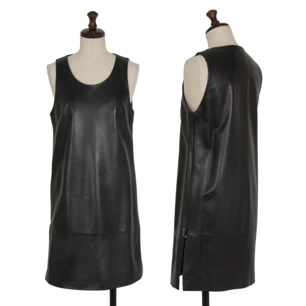 クリストファーケインCHRISTOPHER KANE ディエチコルソコモ10・corso・com ラムレザーサイドジップワンピース 白 黒8 K-114933_001