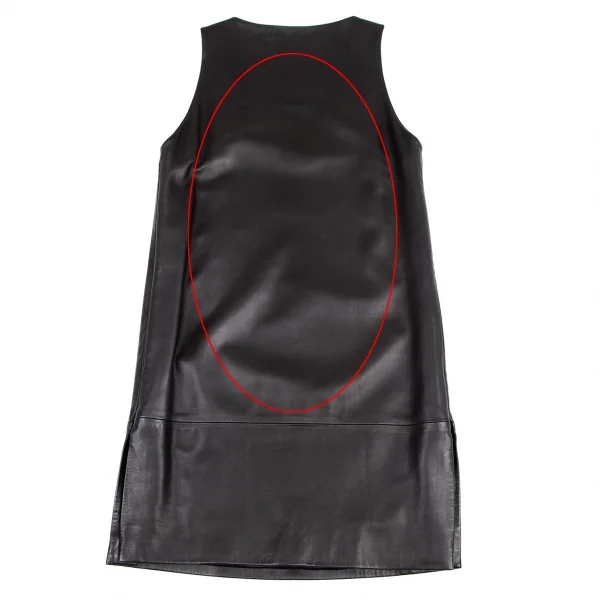 クリストファーケインCHRISTOPHER KANE ディエチコルソコモ10・corso・com ラムレザーサイドジップワンピース 白 黒8 K-114933_015