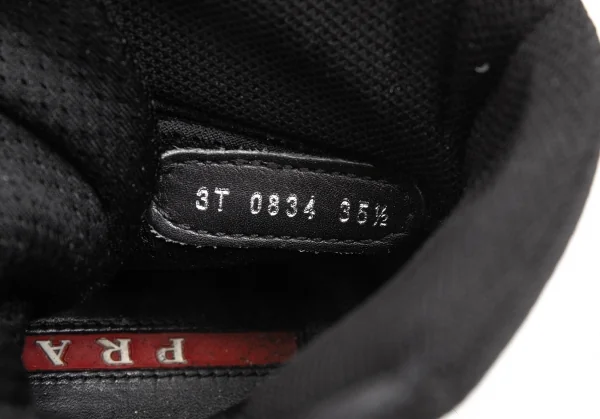プラダスポーツPRADA SPORT ハラコトレッキングブーツ 黒35 1/2(23.5cm位) K-114934_019