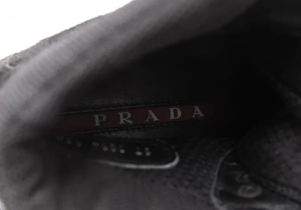 プラダスポーツPRADA SPORT ハラコトレッキングブーツ 黒35 1/2(23.5cm