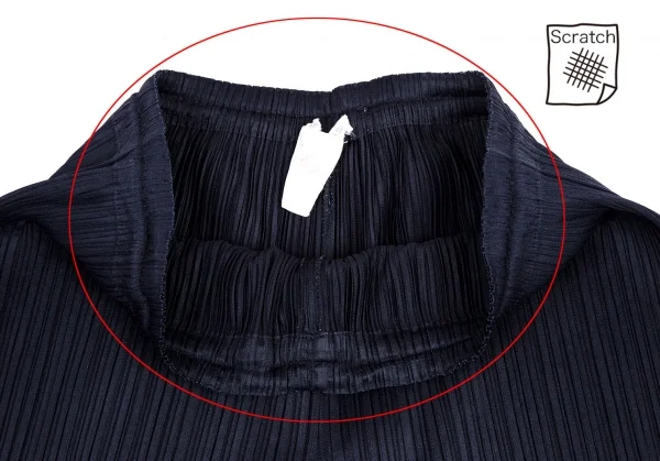 プリーツプリーズPLEATS PLEASE プリーツワイドパンツ 紺4 K-114943_003