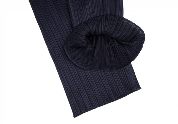 プリーツプリーズPLEATS PLEASE プリーツワイドパンツ 紺4 K-114943_005