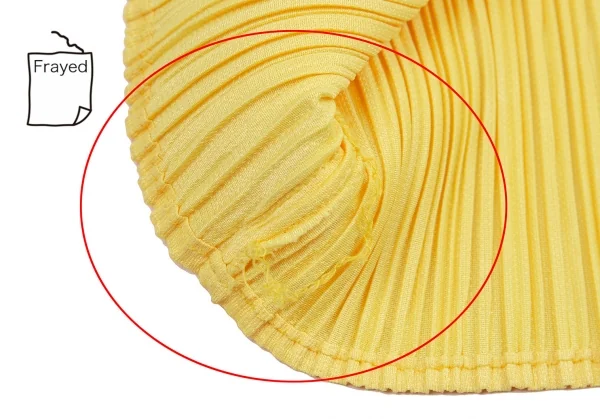 プリーツプリーズPLEATS PLEASE ノースリーブマキシワンピース 黄色3 K-114973_011
