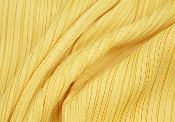 プリーツプリーズPLEATS PLEASE ノースリーブマキシワンピース 黄色3 K-114973_013