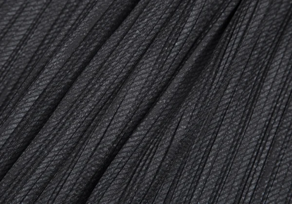 プリーツプリーズPLEATS PLEASE ファブリックプリントスカート チャコール2 K-114981_008