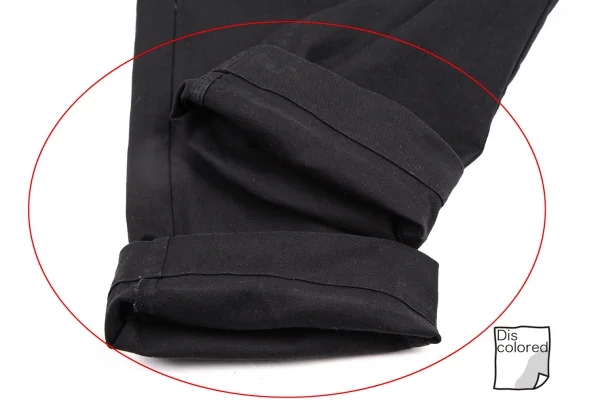 ヴィヴィアンウエストウッド レッドレーベルVivienne Westwood Red Label ストレッチコットンビッグボタンデザインパンツ 黒3 K-115004_011