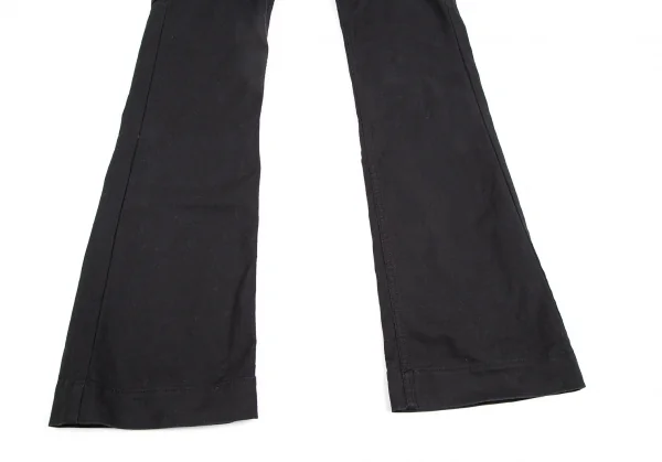 ヴィヴィアンウエストウッド レッドレーベルVivienne Westwood Red Label ストレッチコットンビッグボタンデザインパンツ 黒3 K-115004_009