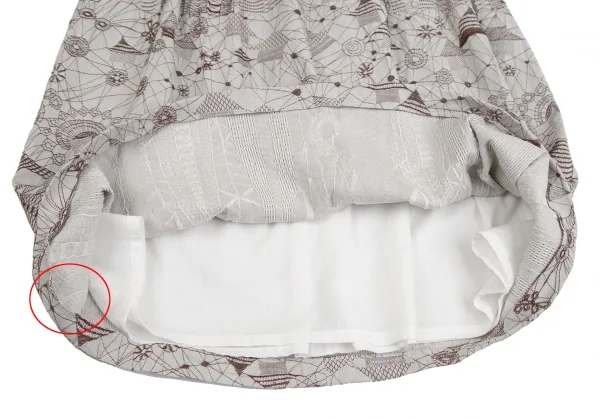 ベルンハルトウィルヘルムBernhard Willhelm ドリームキャッチャージャガード半袖ワンピース 茶36 K-115005_009