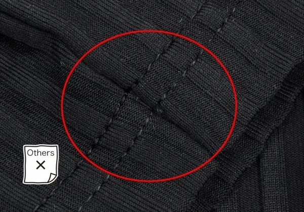 ヴェルサーチ ジーンズクチュールVERSACE JEANS COUTURE シャドーストライプヘンリーネックカットソー 黒L K-115007_009