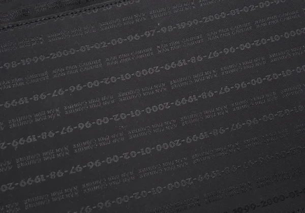 ジャンポールゴルチエJean Paul GAULTIER ミニミラー付きレザージャガードナイロン切替ハンドバッグ 黒 K-115024_008