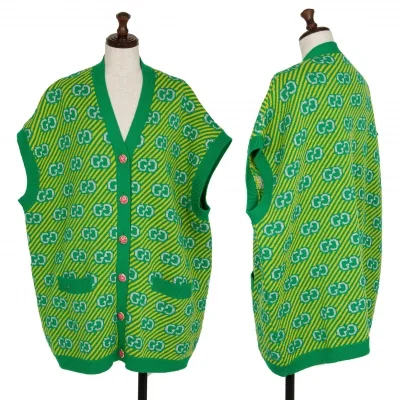 グッチGUCCI GGストライプジャガードニットベスト