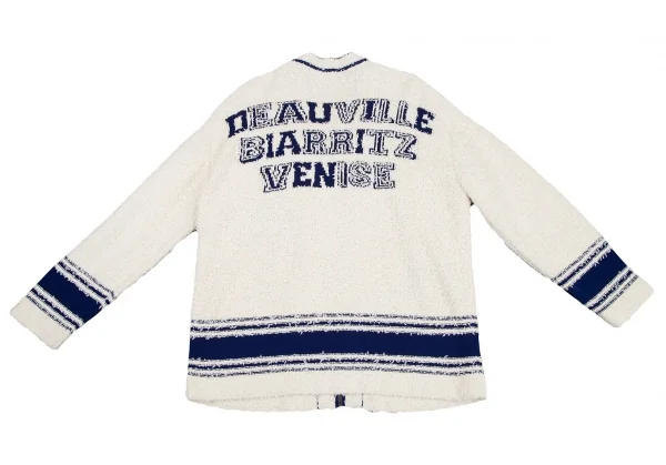 CHANEL Lettering Design Knit Cardigan K-115051_013