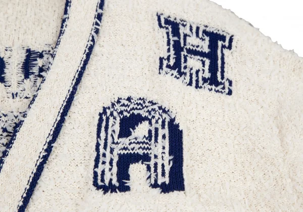 CHANEL Lettering Design Knit Cardigan K-115051_005