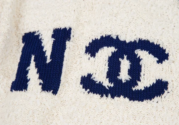 CHANEL Lettering Design Knit Cardigan K-115051_007