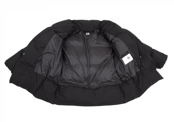 ベーコンBACON ショールカラーダウンジャケット 黒S K-115056_011