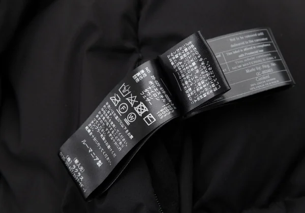 ベーコンBACON ショールカラーダウンジャケット 黒S K-115056_015