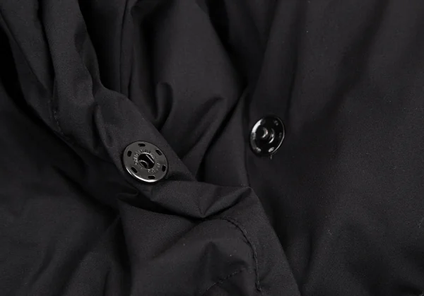 ベーコンBACON ショールカラーダウンジャケット 黒S K-115056_005