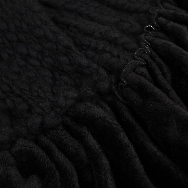 Yohji Yamamoto NOIR Fleece Switching Knit Stole K-115057_004
