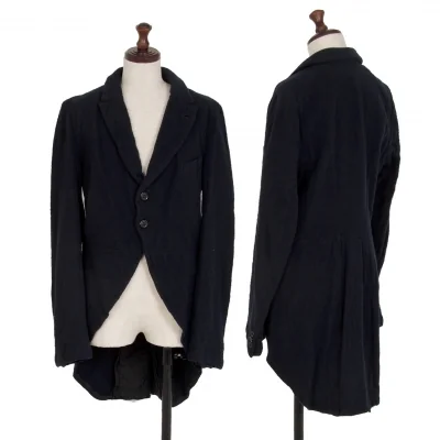 ローブドシャンブル コムデギャルソンrobe de chambre COMME des GARCONS 縮絨ウールモーニングジャケット
