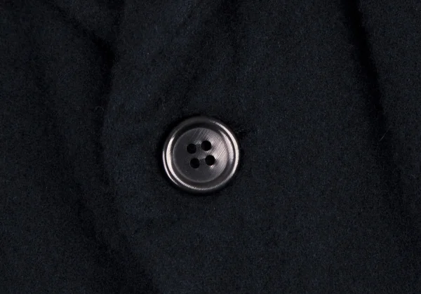 ローブドシャンブル コムデギャルソンrobe de chambre COMME des GARCONS 縮絨ウールモーニングジャケット 紺L K-115060_006