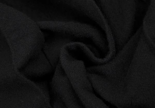 ローブドシャンブル コムデギャルソンrobe de chambre COMME des GARCONS 縮絨ウールプリーツロングスカート 黒M位 K-115063_009