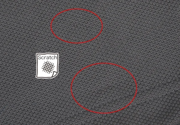 コムデギャルソンCOMME des GARCONS 生地貼り付け鹿の子半袖カットソー グレーS K-115071_011