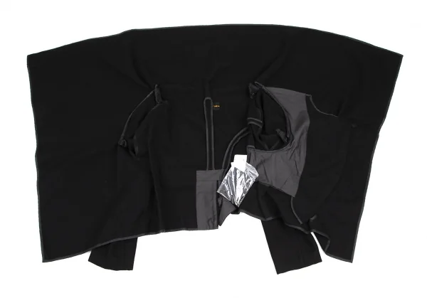 コムデギャルソンCOMME des GARCONS ピン留ウールデザインショートボレロ 黒S K-115076_010