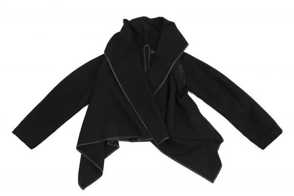 コムデギャルソンCOMME des GARCONS ピン留ウールデザインショートボレロ 黒S K-115076_002