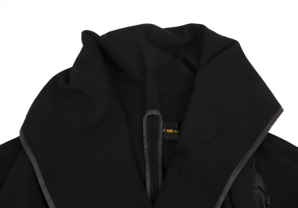 コムデギャルソンCOMME des GARCONS ピン留ウールデザインショートボレロ 黒S K-115076_003