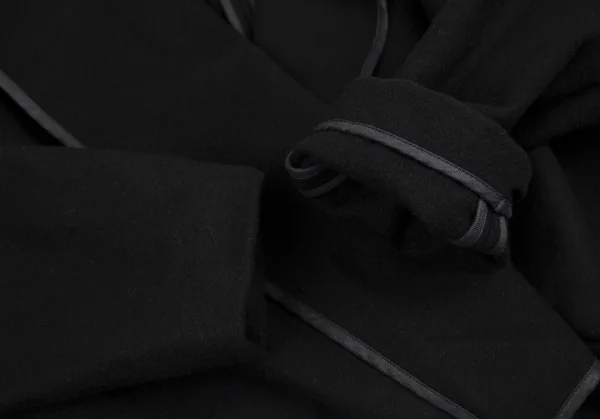 コムデギャルソンCOMME des GARCONS ピン留ウールデザインショートボレロ 黒S K-115076_006