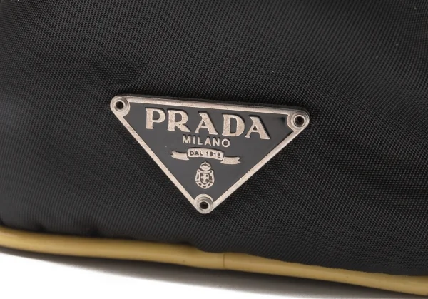 プラダPRADA ミニショルダーバッグ 黒黄 K-115087_010