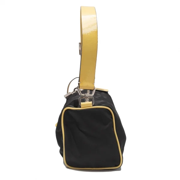 プラダPRADA ミニショルダーバッグ 黒黄 K-115087_003