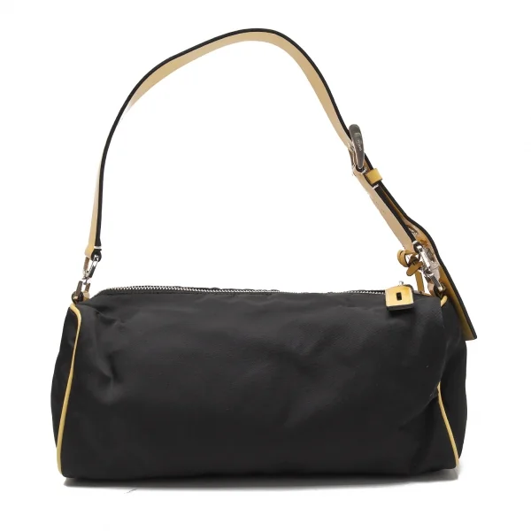 プラダPRADA ミニショルダーバッグ 黒黄 K-115087_004