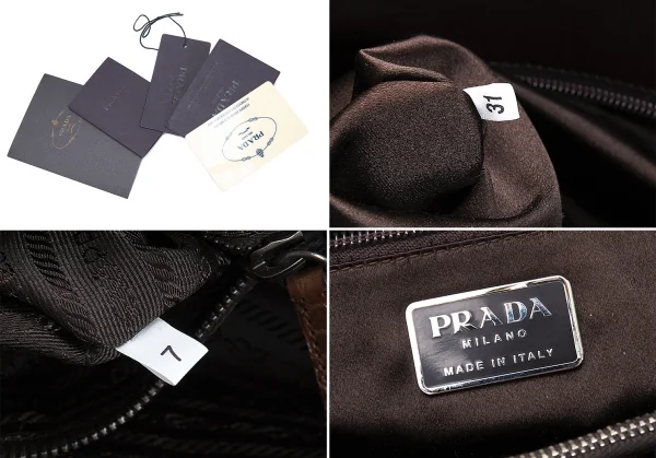 PRADA B8769  Leather Hand Bag K-115089_020