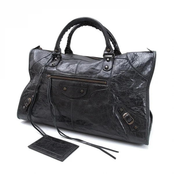 バレンシアガBALENCIAGA ジャイアントシティ トートバッグ 黒 K-115091_001
