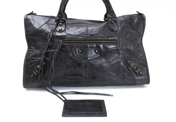 バレンシアガBALENCIAGA ジャイアントシティ トートバッグ 黒 K-115091_002