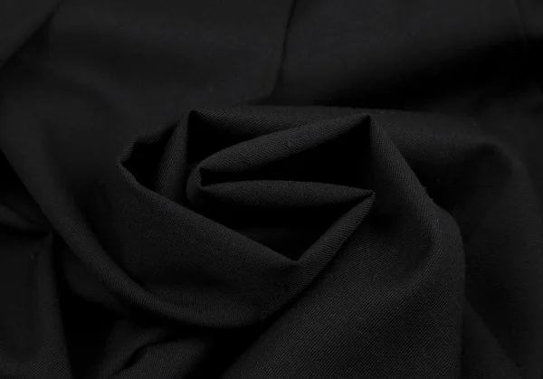 ブラックコムデギャルソンBLACK COMME des GARCONS ウールギャバプリーツ吊りスカート 黒XS K-115107_012